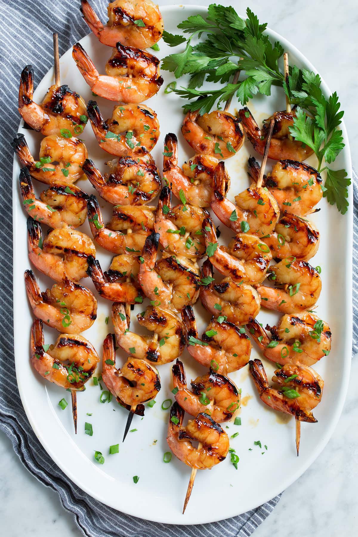 Grilled Shrimp {with Honey Garlic Marinade}