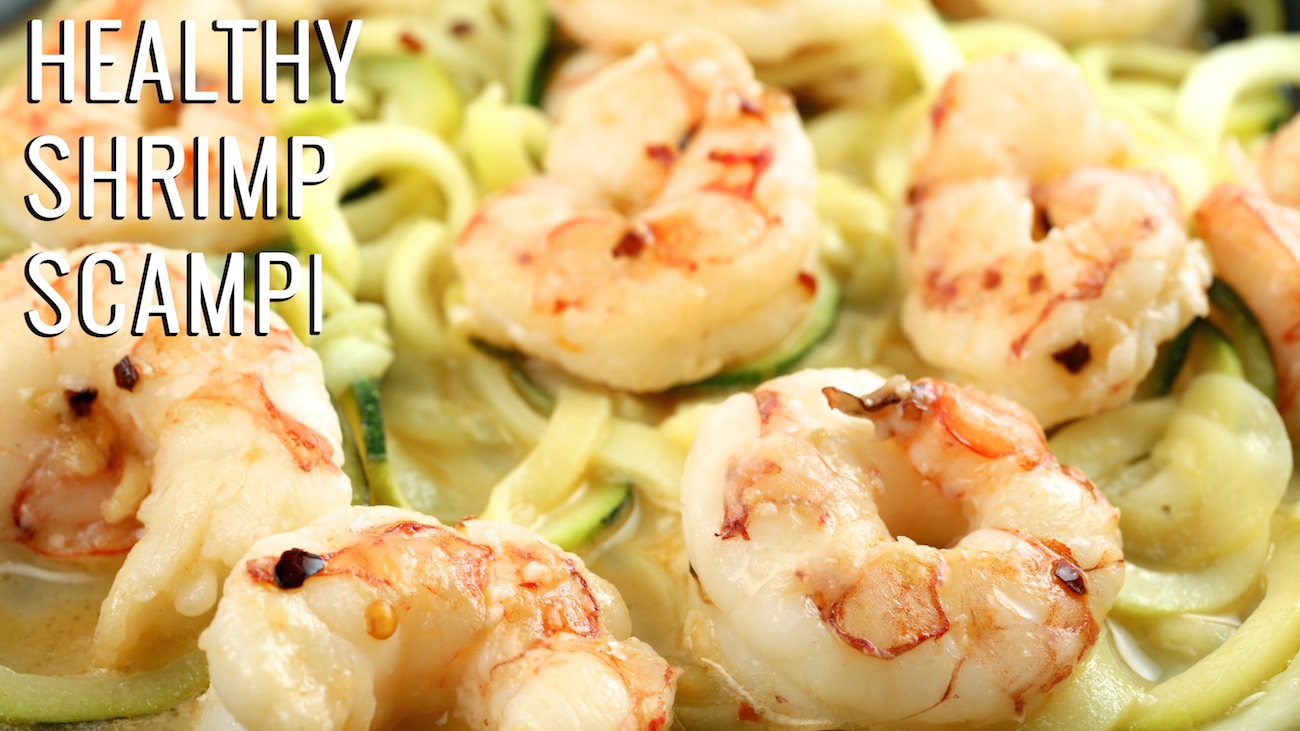 Healthy Shrimp Scampi with Zucchini Noodles Recipe