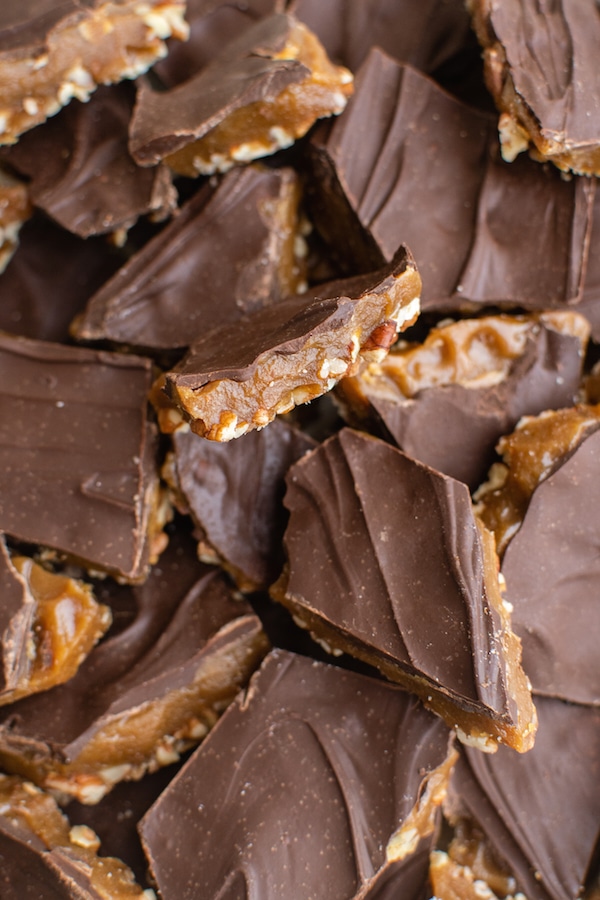 Butter Toffee with Pecans Recipe