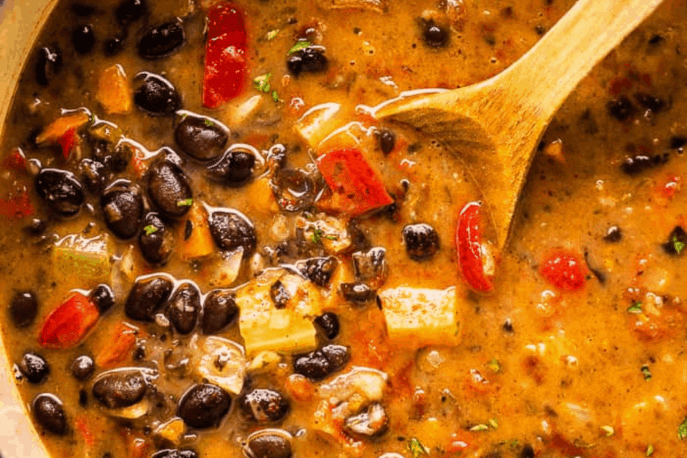 Easy Black Bean Soup {Only One Pot!}