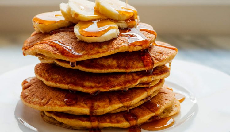 Blender Oatmeal Pancakes