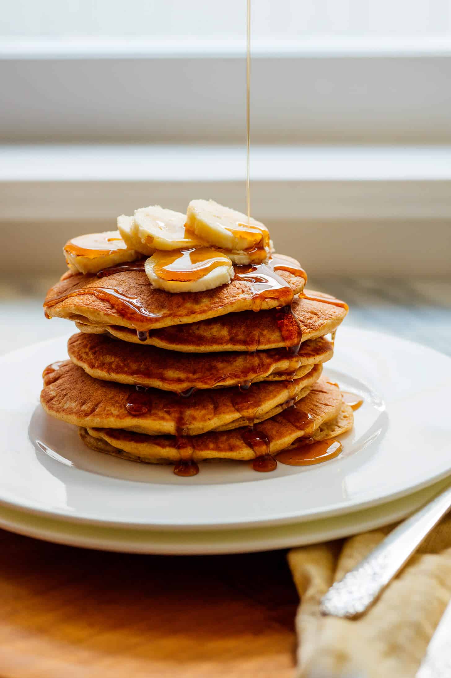 Blender Oatmeal Pancakes