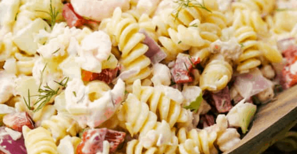 Creamy Shrimp Pasta Salad Recipe