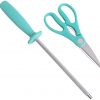 14 Piece Cutlery Set with Turquoise Handles | Cook & Hook
