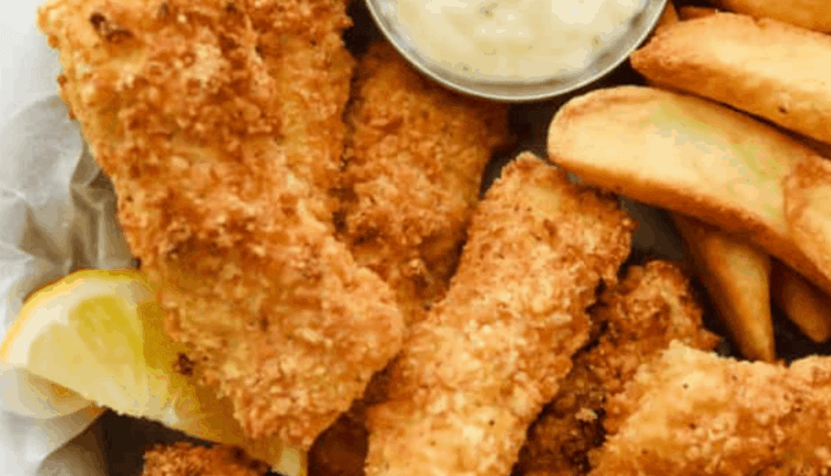 From Scratch Air Fryer Fish Sticks