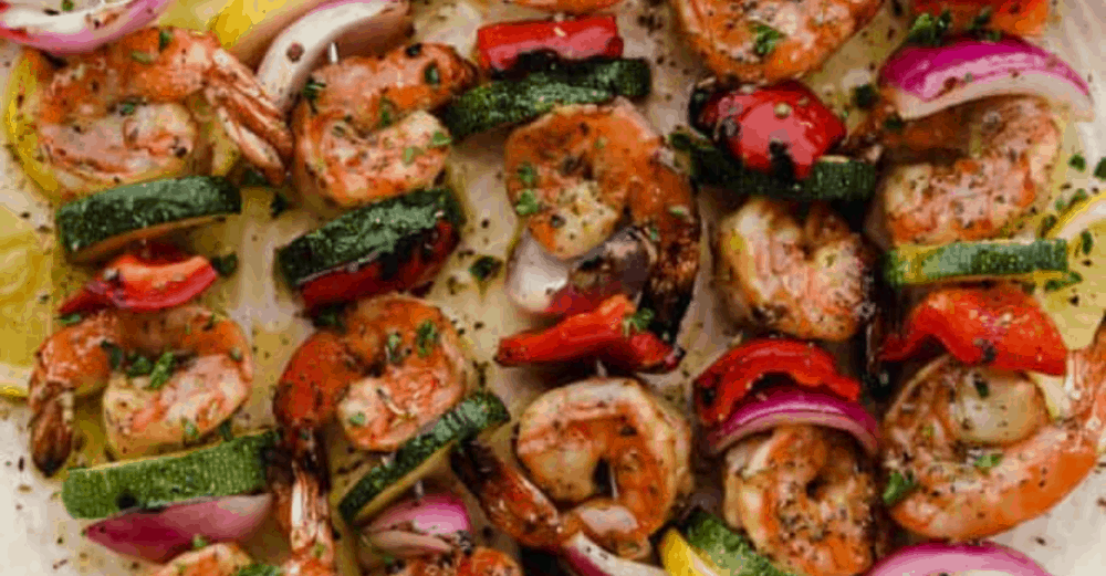 The Best Grilled Shrimp Kabobs Recipe