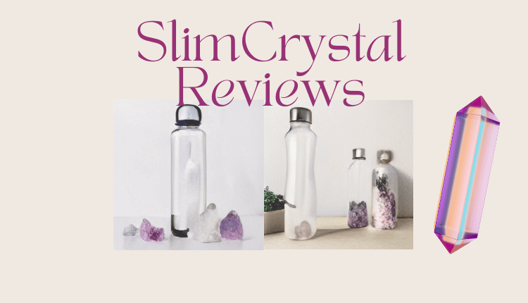 Slimming Crystal Water Bottle with Slimming Stones.💯 GENUINE