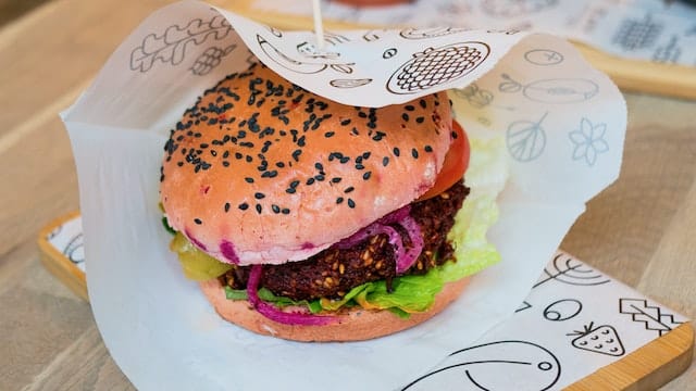 The signature dish at The Cocinicita Miami is the Cocinita burger with their special sauce