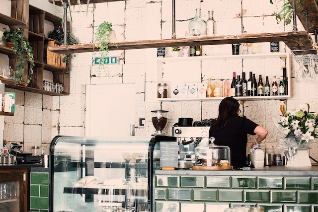 Coffee shop in Rome