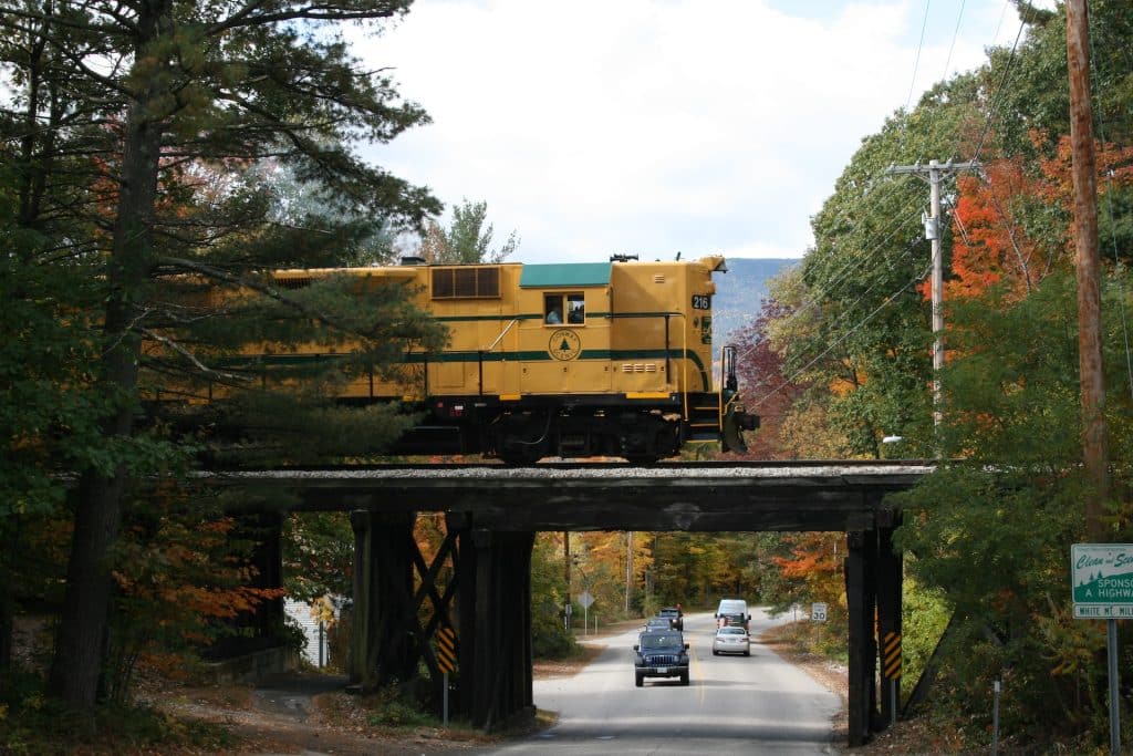 The scenery of North Conway